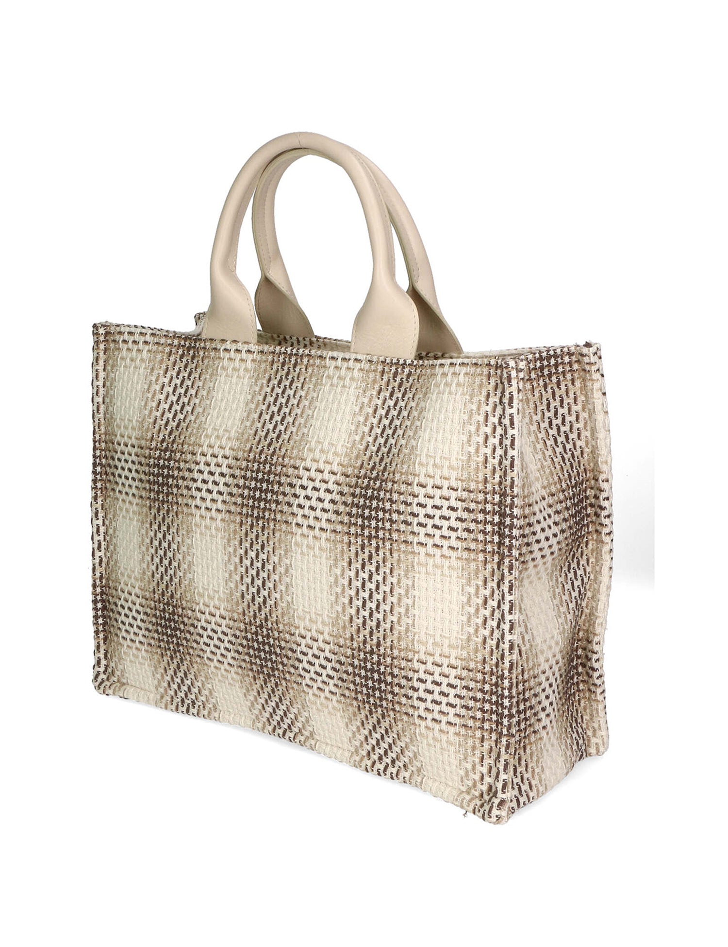 Alicia Borsa a spalla da donna Cotone e pelle 05086-40 TAUPE Gave Lux