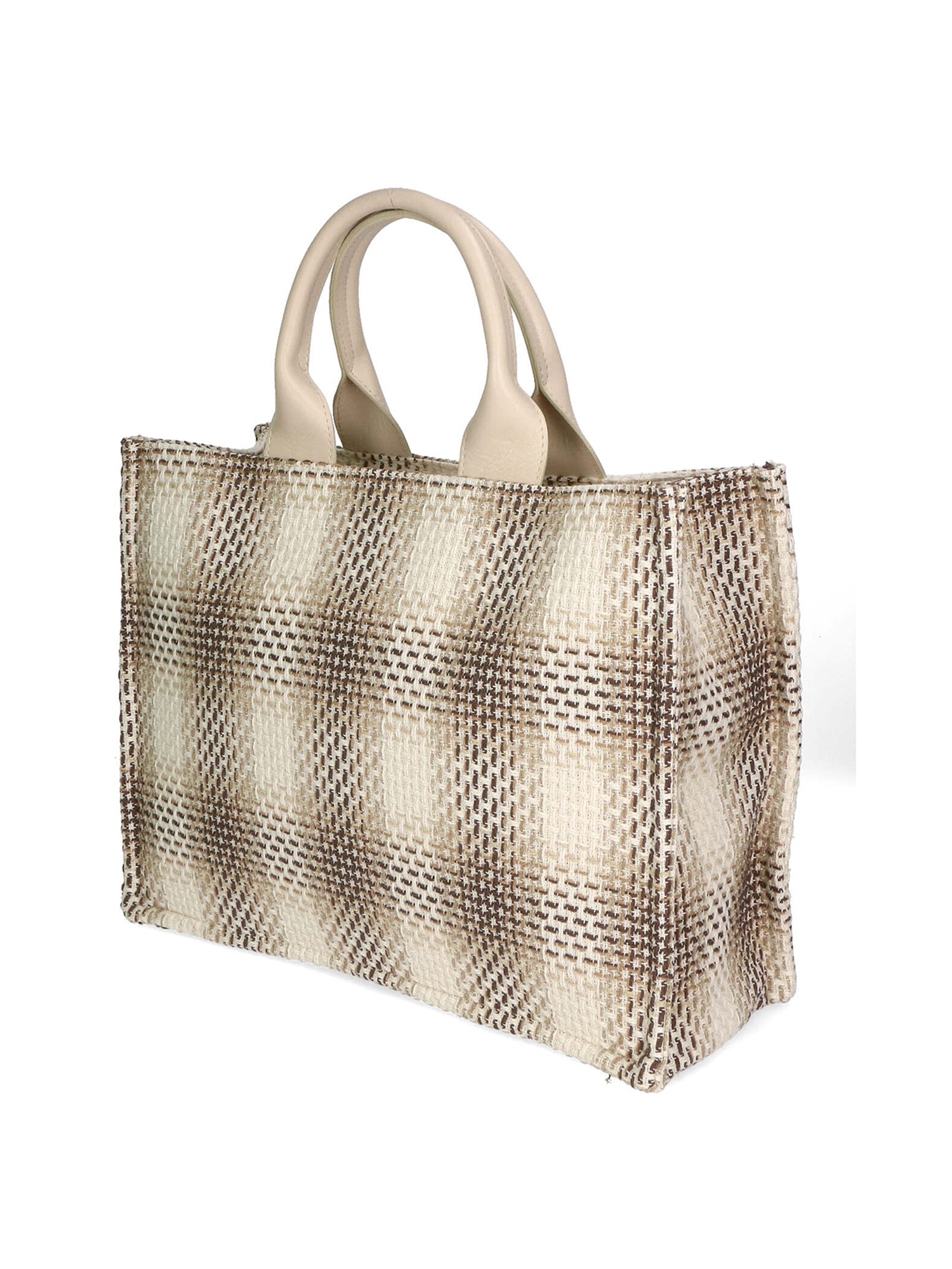 Alicia Borsa a spalla da donna Cotone e pelle 05086-40 TAUPE Gave Lux