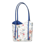 Elsa Borsa a spalla da donna Vera pelle 80056-D22 BLUETTE ROYAL BLU Gave Lux