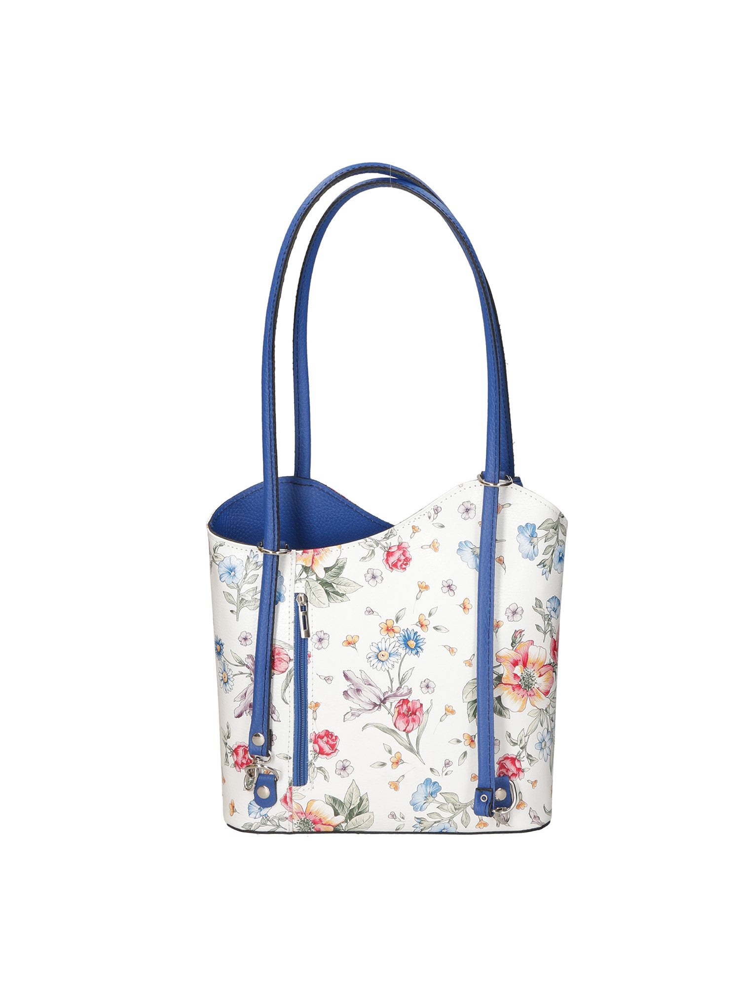 Elsa Borsa a spalla da donna Vera pelle 80056-D22 BLUETTE ROYAL BLU Gave Lux