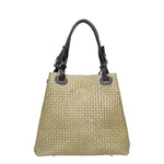 Araminta Borsa Shopper da donna Vera Pelle 80047-025 VERDE MILITARE Gave Lux