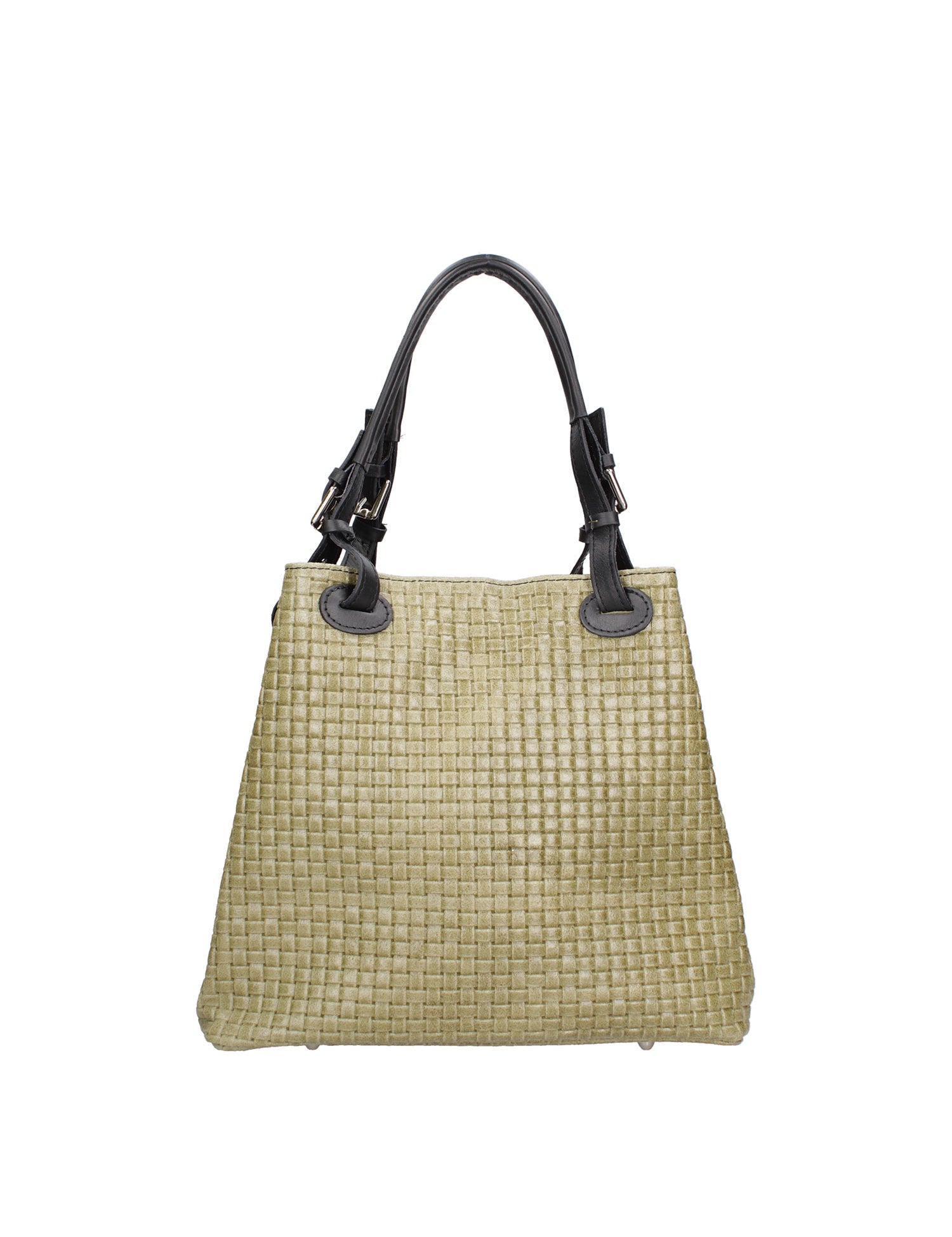Araminta Borsa Shopper da donna Vera Pelle 80047-025 VERDE MILITARE Gave Lux