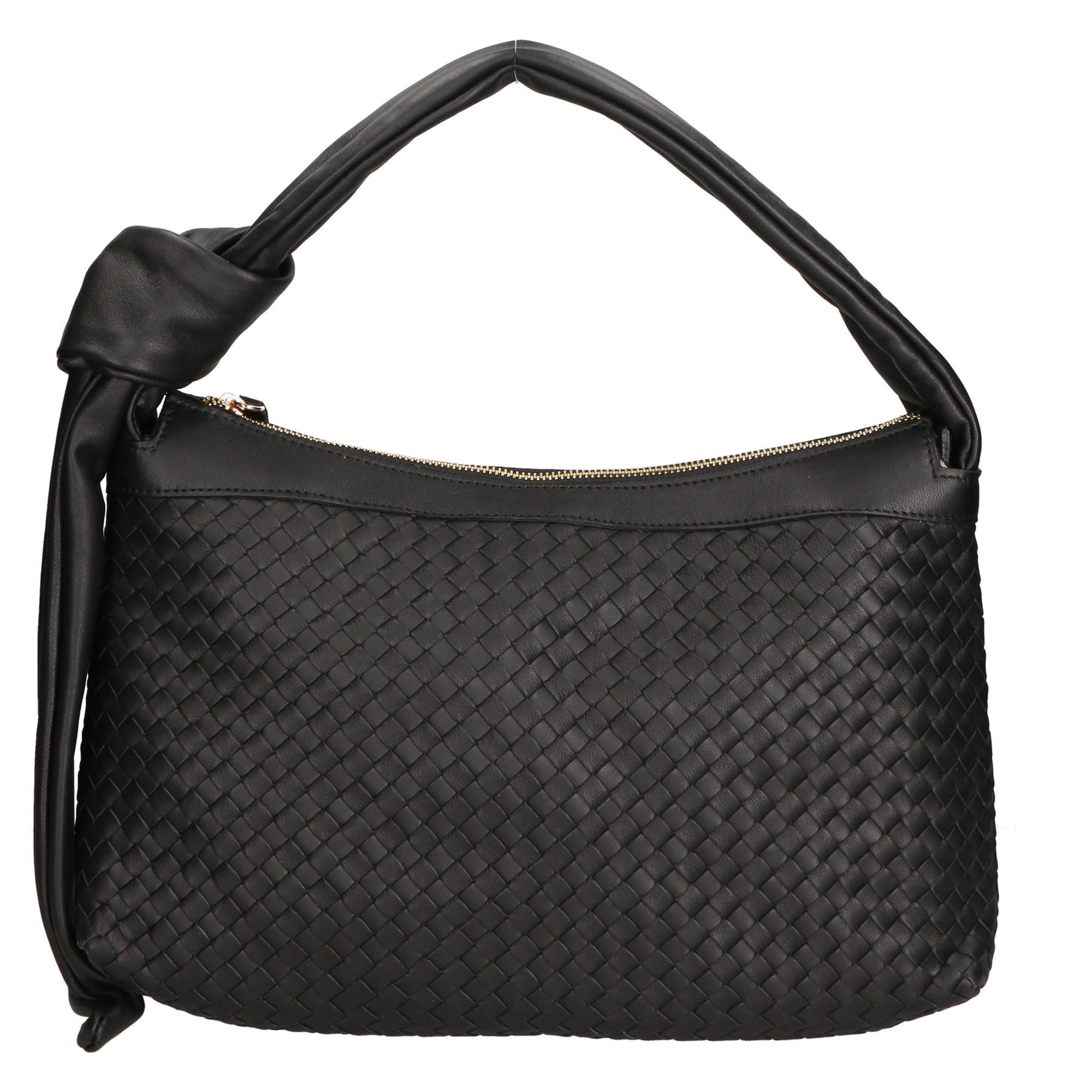 Iole Borsa a spalla da donna Vera pelle 06051-NERO Gave Lux