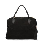 Borsa a mano da donna 100% pelle scamosciata MYB-6014-FW-NERO My Best Bag