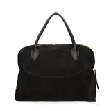 Borsa a mano da donna 100% pelle scamosciata MYB-6014-FW-NERO My Best Bag