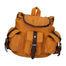 Micaela ZG3006-CUOIO COGNAC Zaino unisex in canvas e vera pelle Gave Lux