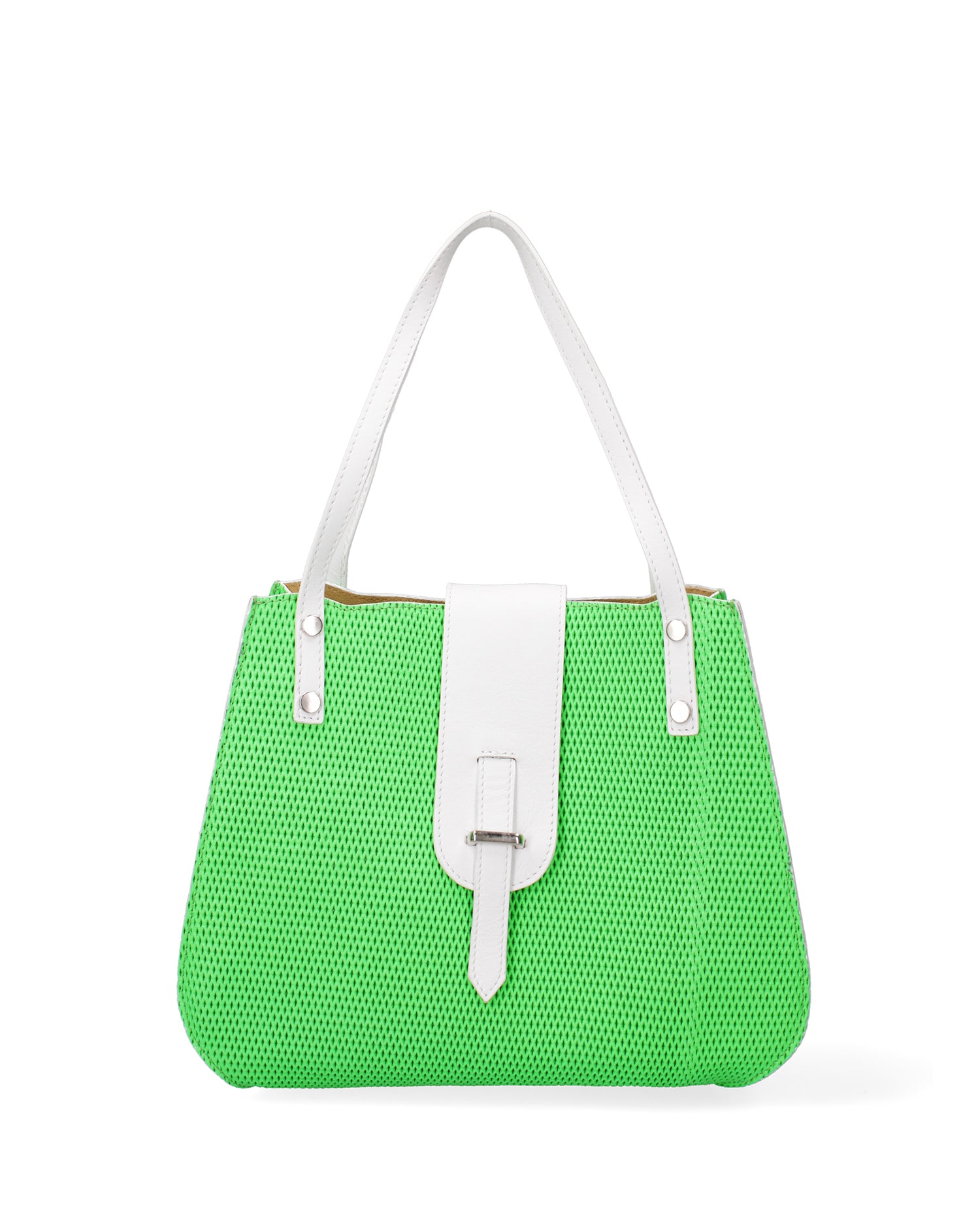 Palermo Borsa a spalla da donna Vera pelle 697756-VERDE Gave Lux
