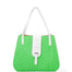 Palermo Borsa a spalla da donna Vera pelle 697756-VERDE Gave Lux