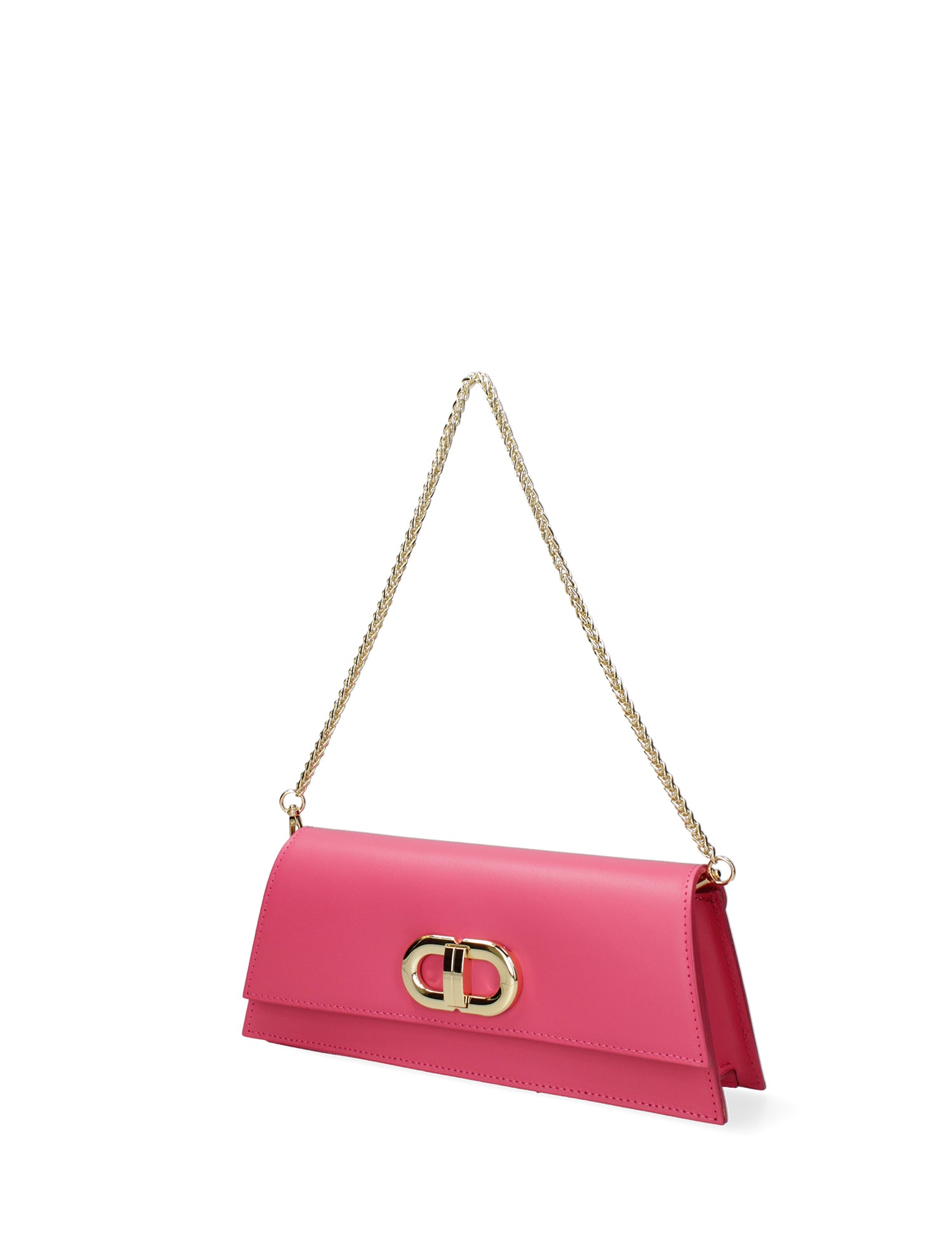 Borsa a spalla da donna Vera pelle 07313-L317 FUXIA Roberta Rossi