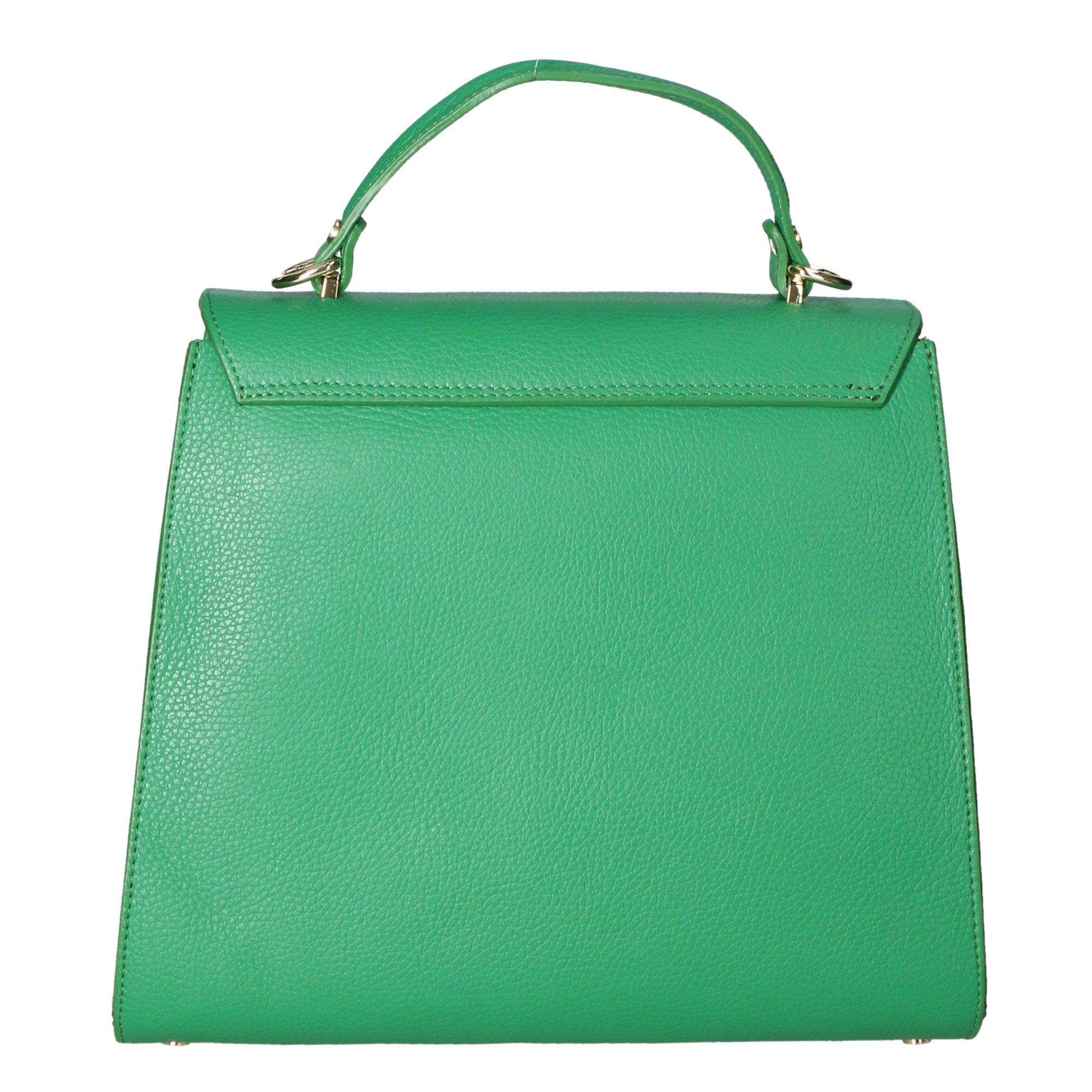 Borsa a mano da donna Made in Italy Vera pelle MYB-7034-SS-D47+C47 VERDE My Best Bag