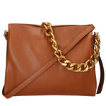 Annalou Borsa a spalla da donna Vera pelle 05417-D17 CUOIO SCURO Gave Lux