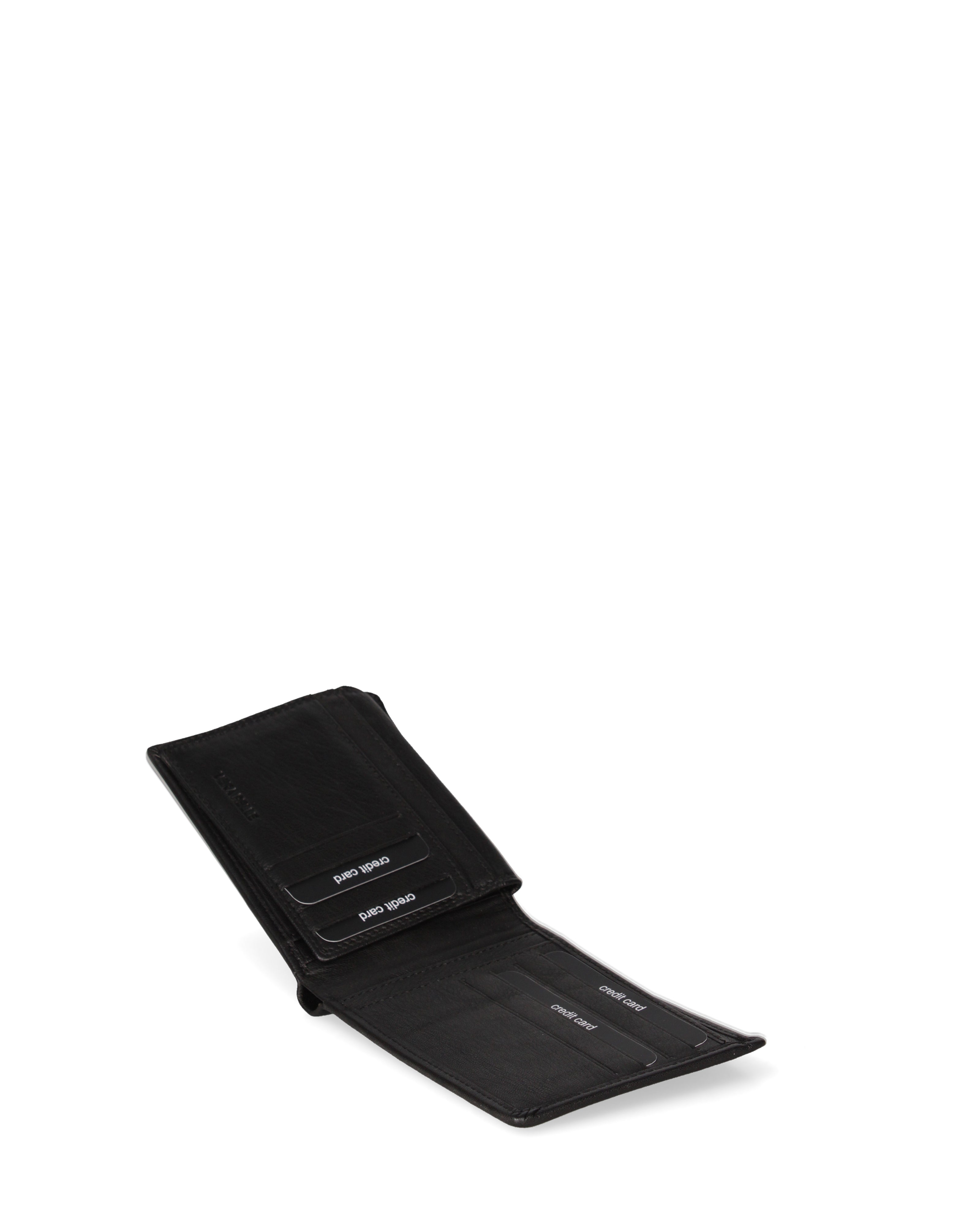 Portafoglio da uomo in vera pelle Casual EC761-06-NERO EC Contemporaly COVERI