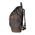 Mavi’ ZG3013-NERO BLACK Zaino unisex in canvas e vera pelle Gave Lux