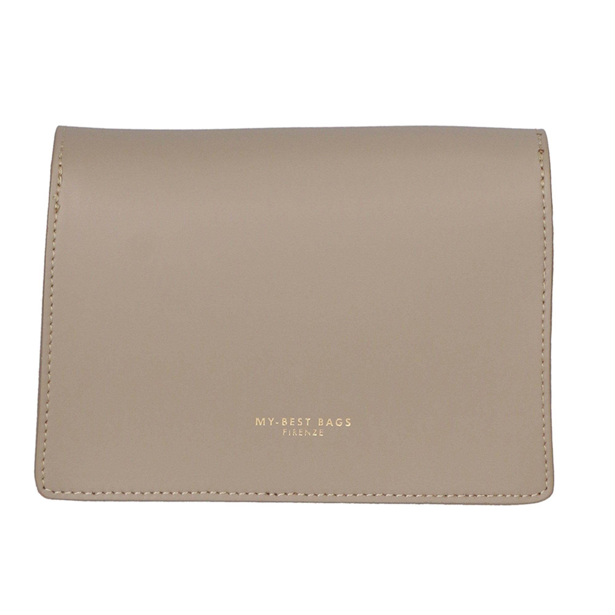 Borsa a tracolla da donna Vera pelle MYB-8039-FW-L113 TAUPE CHIARO My Best Bag