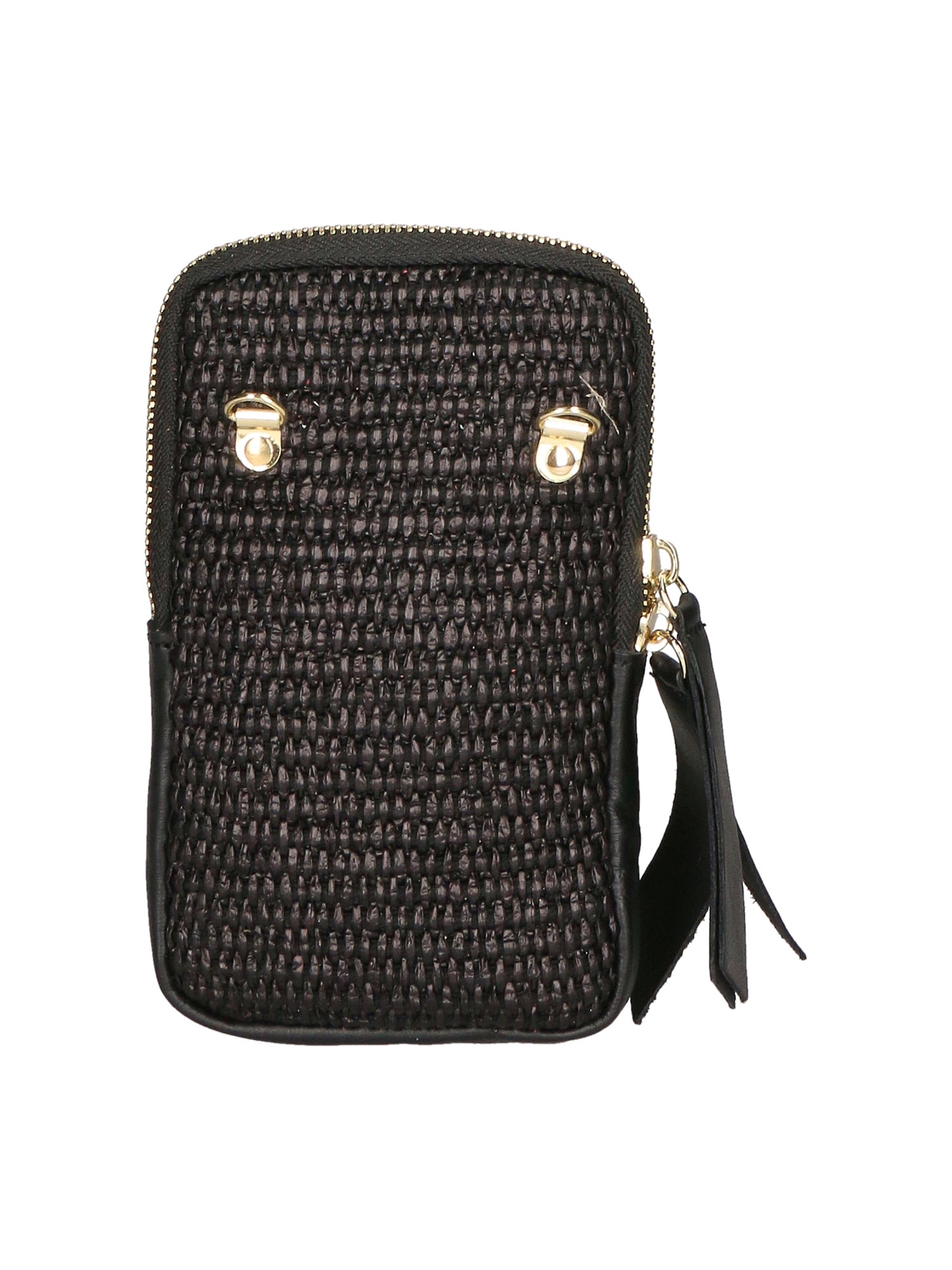 Alessandria Borsa a tracolla da donna Paglia Tabru 05001-NERO BLACK Gave Lux