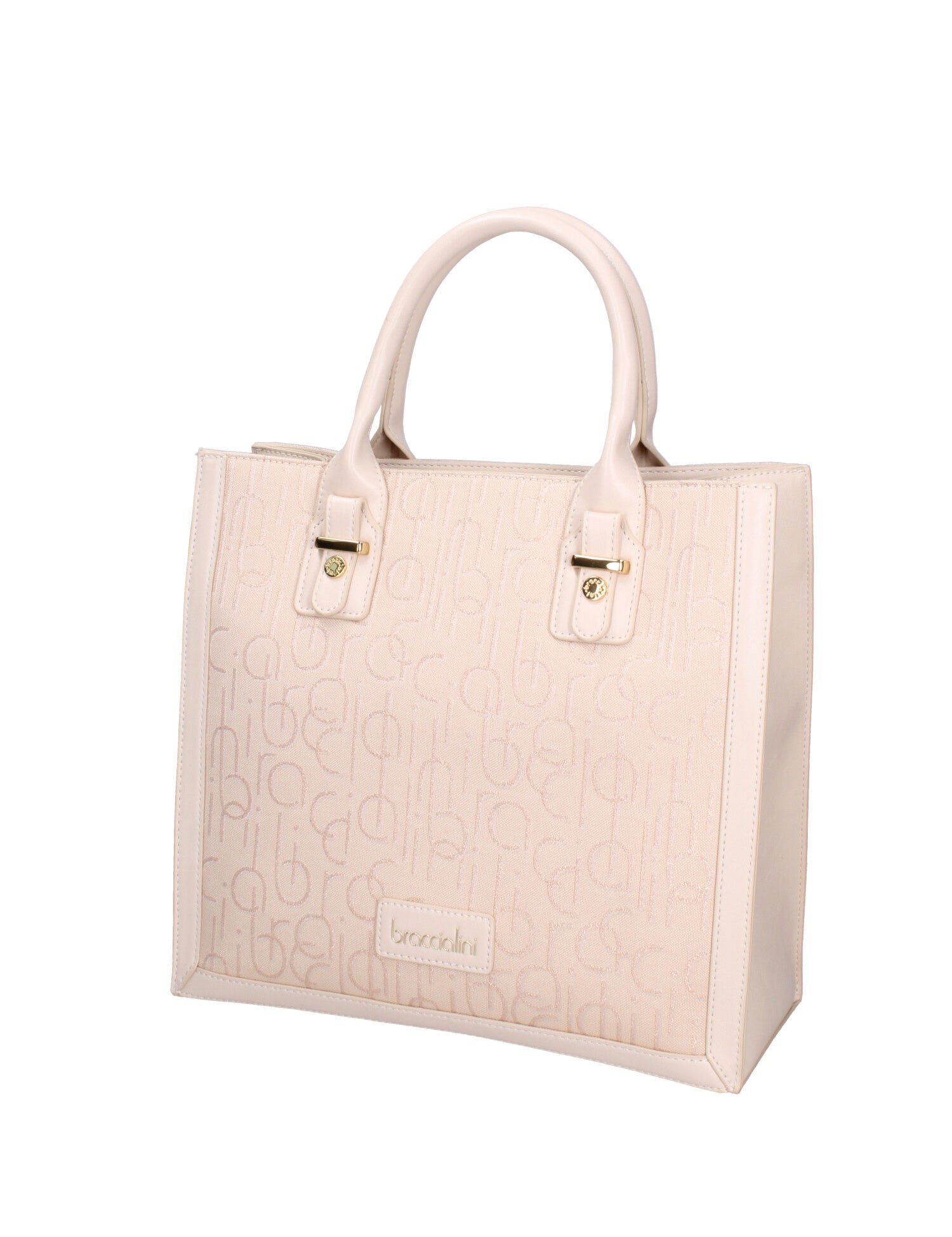 Oriana Chic Borsa a mano da donna 100% poliestere B16865-BEIGE Braccialini