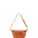Borsa a spalla unisex in vera pelle 100% cotone 4603-MIELE Alessia Firenze