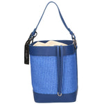 Borsa a secchiello da donna Misto pelle e tessuto MYB-05165-SS-530+S22 BLUETTE My Best Bag