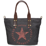 Sabrina Borsa a mano da donna 100% poliestere 8152-NERO Gave Lux