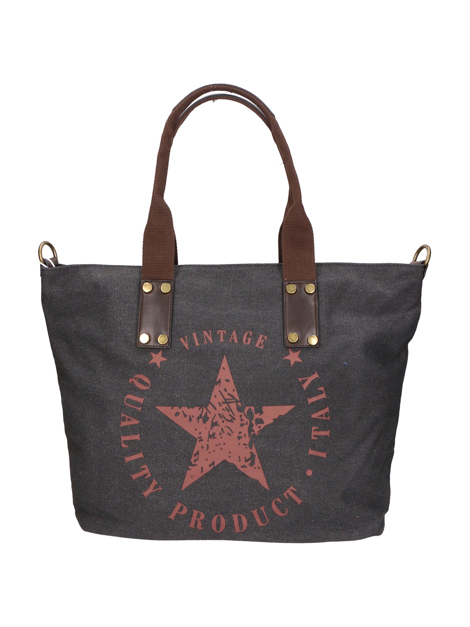 Sabrina Borsa a mano da donna 100% poliestere 8152-NERO Gave Lux