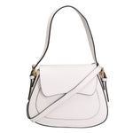 Giulia Borsa a spalla da donna Vera pelle 05958-L101 BIANCO Gave Lux