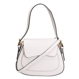 Giulia Borsa a spalla da donna Vera pelle 05958-L101 BIANCO Gave Lux