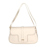 Alena Borsa a spalla da donna Vera pelle 04999-D37 LATTE MILK Gave Lux