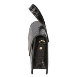Borsa a mano da donna Pelle goffrata MYB-7036-SS-C28 NERO My Best Bag