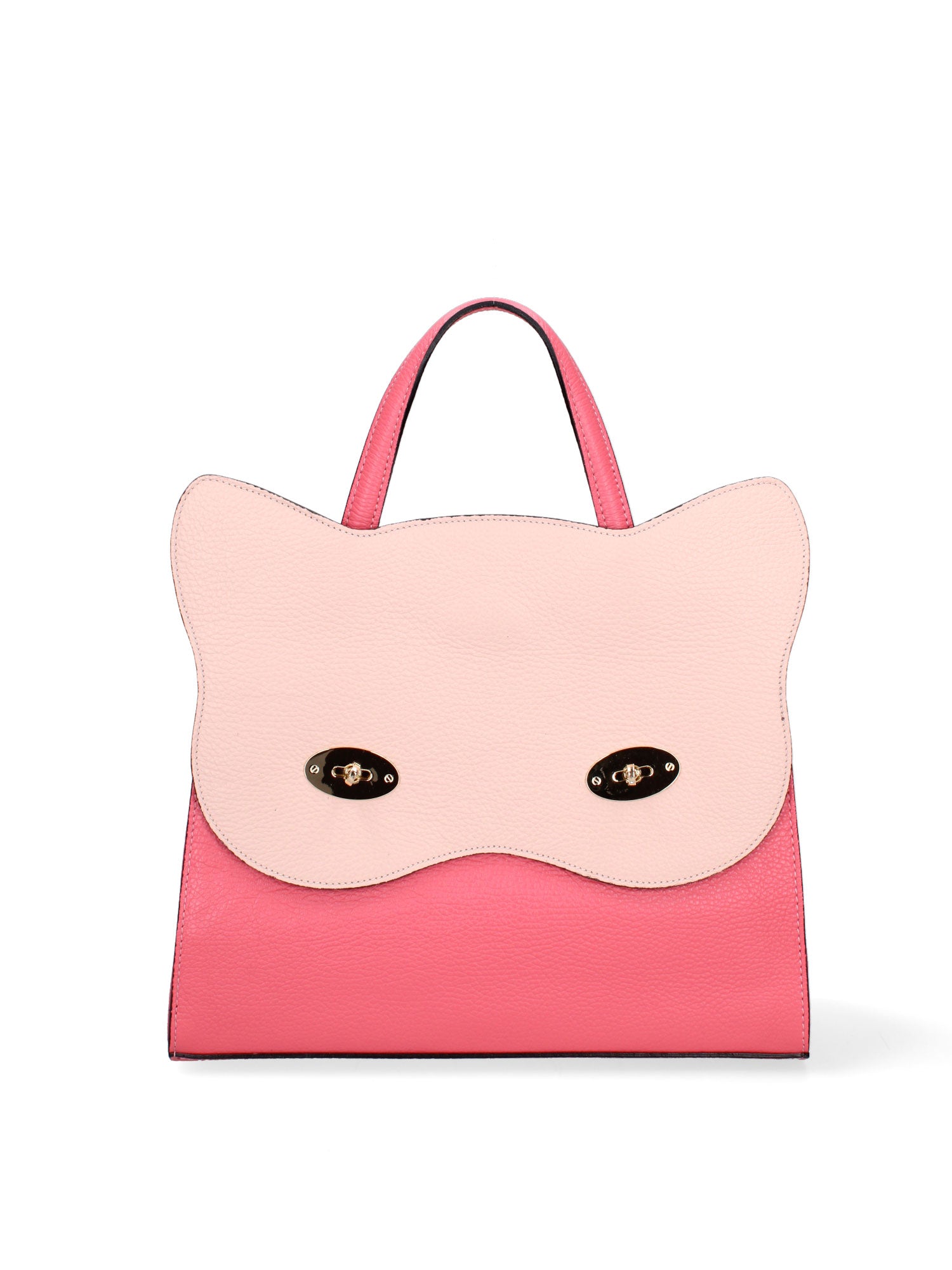 Arancia Borsa a mano da donna 100% pelle 8969-CORALLO+ROSA Gave Lux