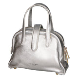 Borsa a mano da donna 100% vera pelle MYB-6008-FW-DL1 ARGENTO My Best Bag