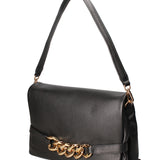 Borsa a spalla da donna Vera pelle JR-W-1160LDO-BLACK-GOLD John Richmond