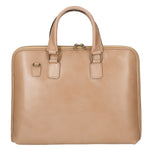 Fabiana Borsa a mano unisex Vera pelle 9033-FANGO TAUPE Gave Lux