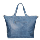 Elisamaria Borsa a spalla da donna Vera pelle 80055-BLU Gave Lux