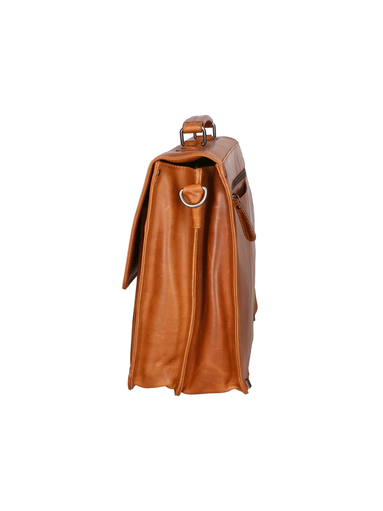 Borsa da lavoro uomo in vera pelle RFID HILB-3154-CUOIO Hill Burry