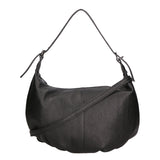 Licia Borsa a spalla da donna Vera pelle 06512- NERO BLACK Gave Lux