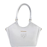Borsa a Spalla in Pvc Bianco