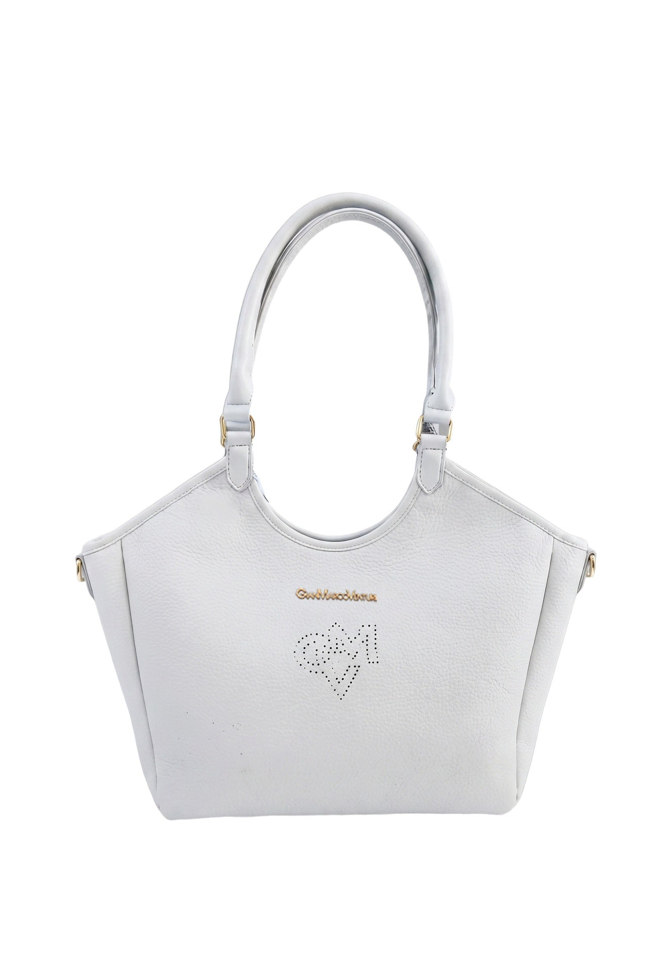 Borsa a Spalla in Pvc Bianco