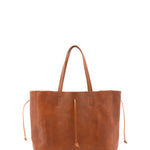 Borsa a mano unisex vera pelle Made in Italy 4611-MIELE Alessia Firenze