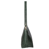Lorelei Borsa a spalla da donna Vera pelle croco 06498-017 VERDE BOTTIGLIA Gave Lux