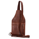 Marsupio da uomo in vera pelle Casual HILB-3338-T.MORO Hill Burry