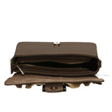 Morena Borsa a spalla da donna Vera pelle 1817-T.MORO DARK BROWN Gave Lux