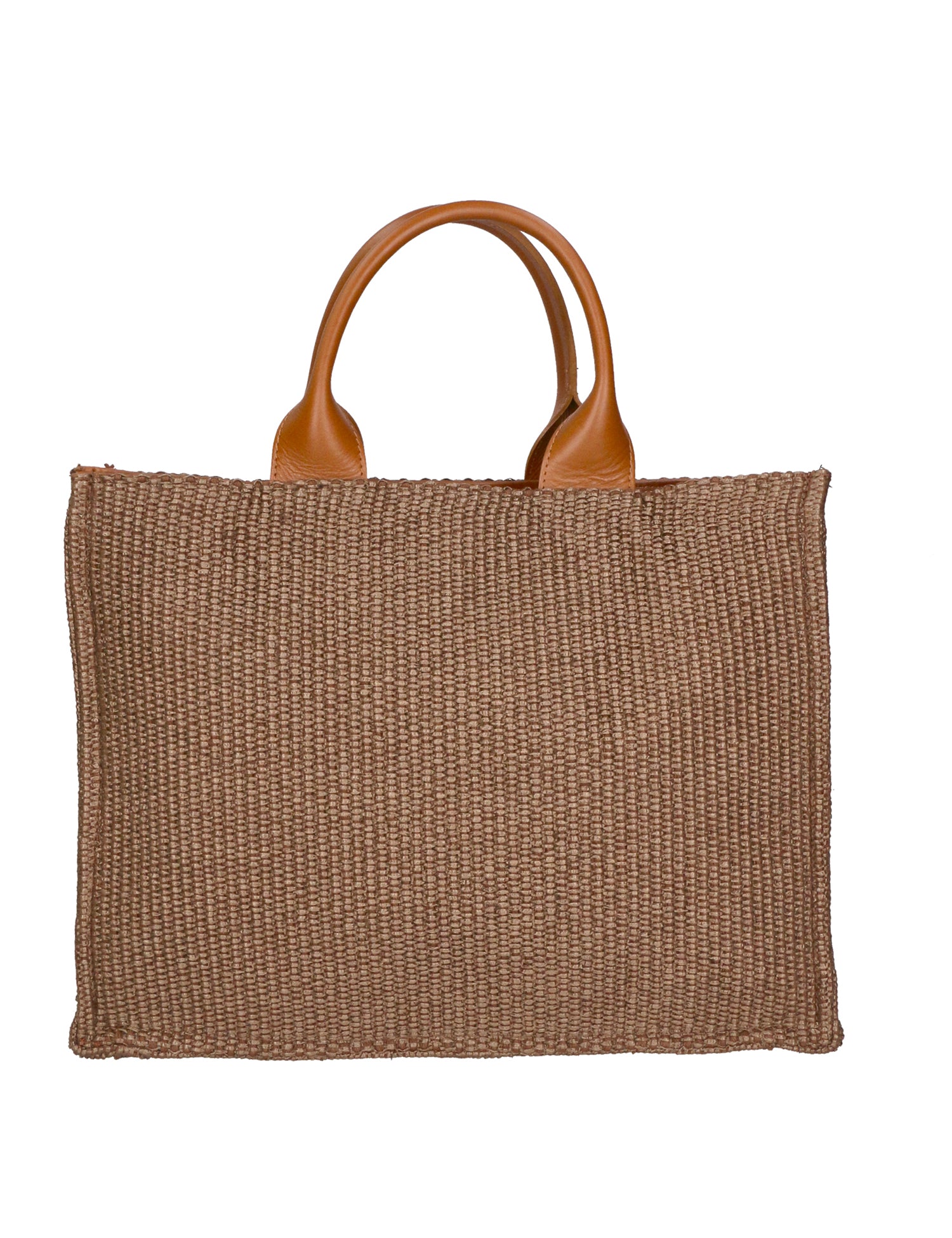 Allison Borsa a spalla da donna Paglia e pelle 05117-25 S17 CUOIO SCURO Gave Lux