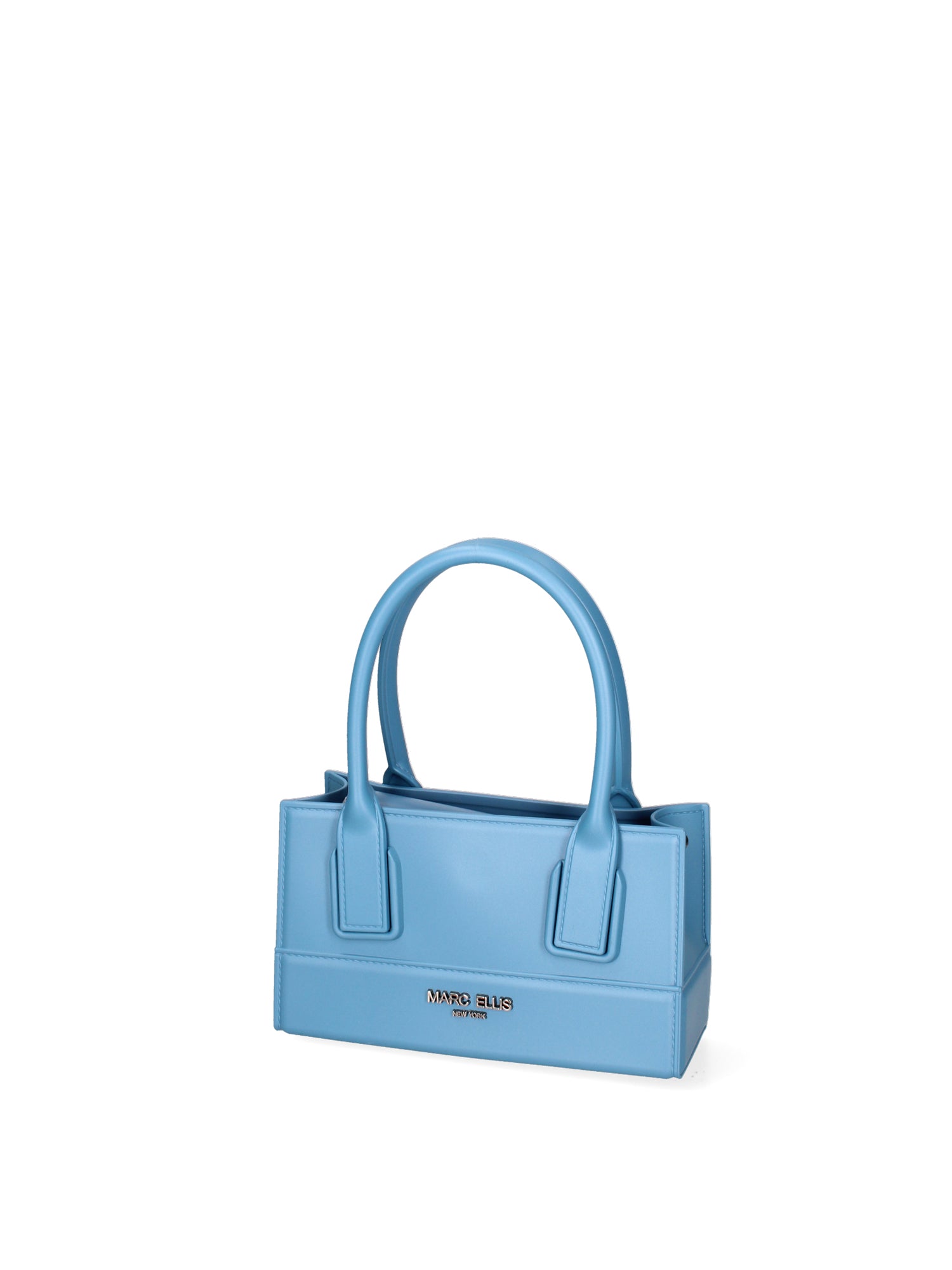 Borsa a mano da donna 100% Pvc FLAT-ENJOY-SUGAR BLUE - BRUSH CDF Marc Ellis