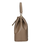 Erina Borsa a mano da donna Vera pelle 8073-L134 TAUPE SCURO Gave Lux