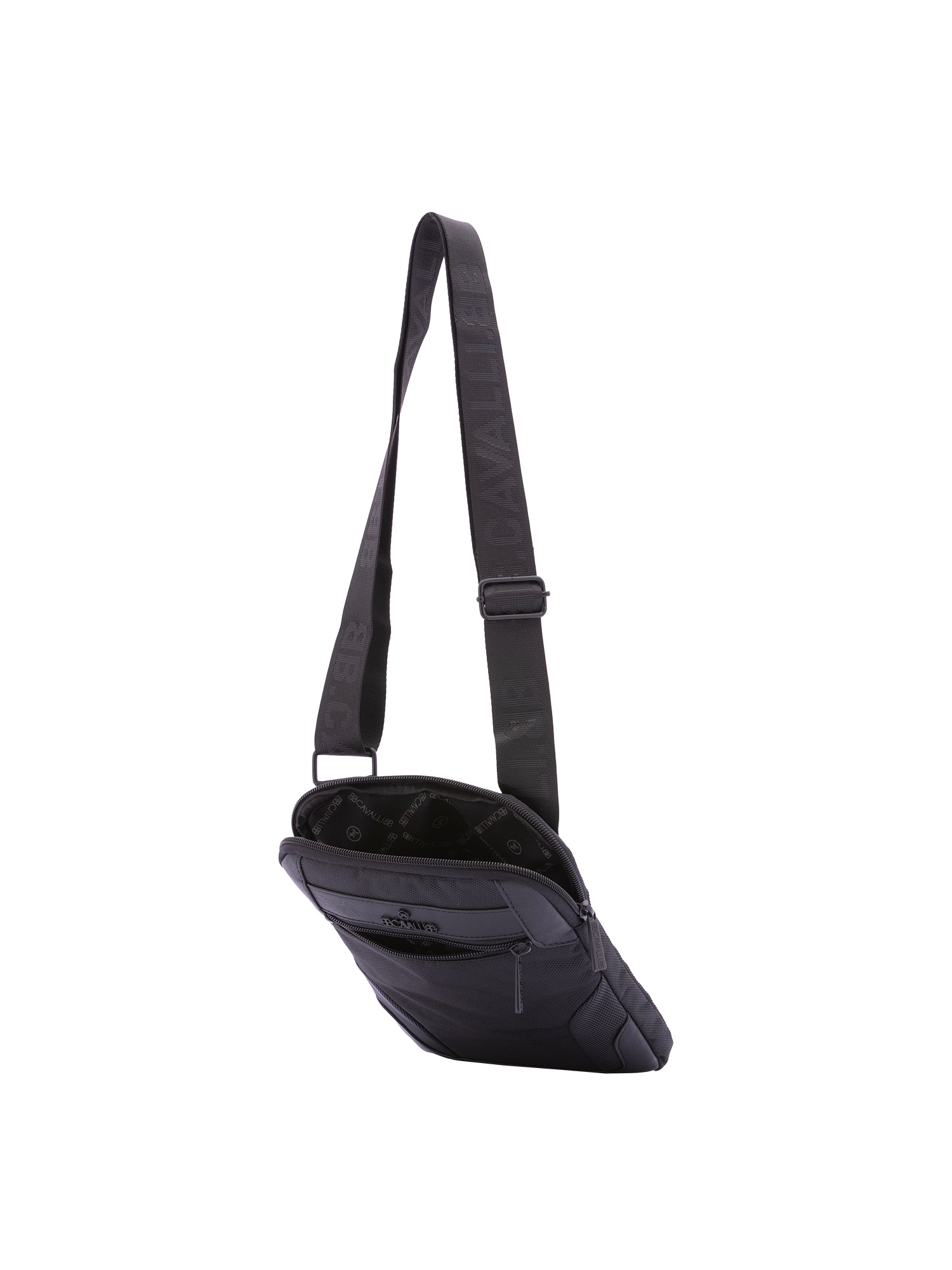 Borsa a tracolla uomo Poliestere BC1184-NERO B Cavalli