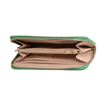 Portafoglio donna vera pelle Made in Italy MYB-7050-SS-C47 VERDE My Best Bag