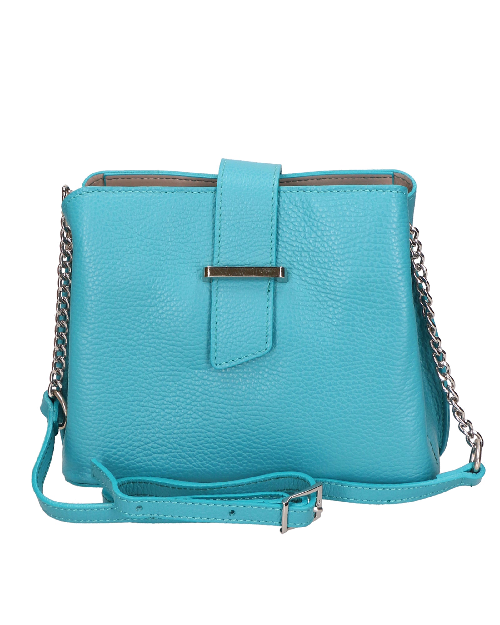 Eridana Borsa a tracolla da donna Vera pelle 1137-CIELO Gave Lux