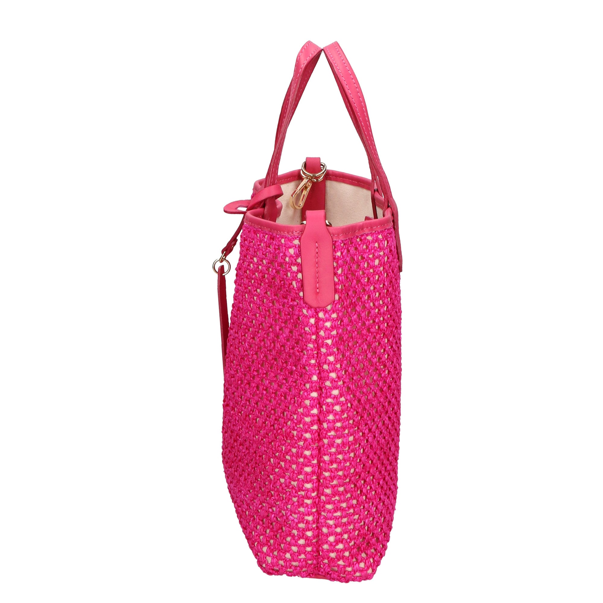 Borsa a mano da donna Paglia & Pelle MYB-7028-SS-309 FUXIA My Best Bag