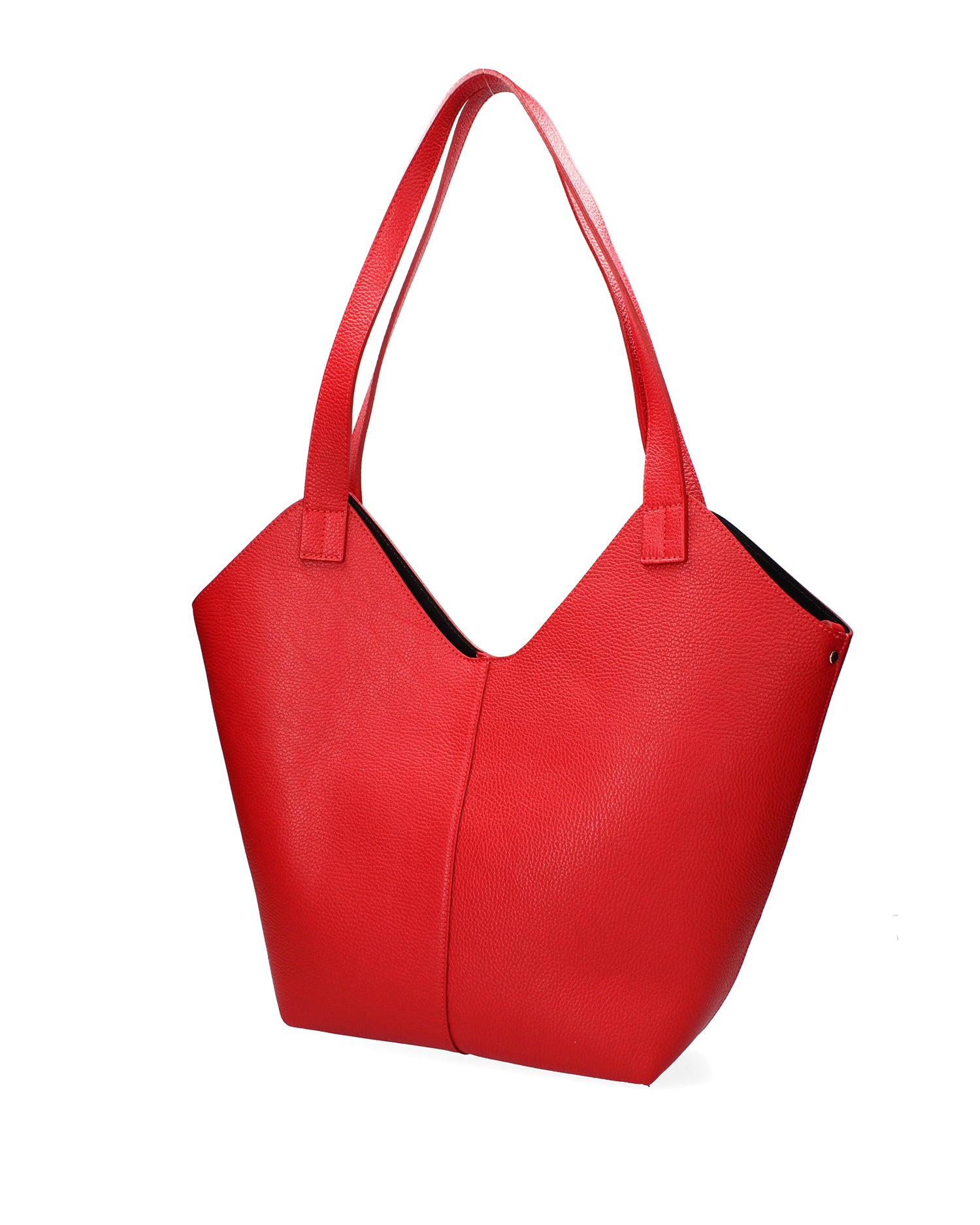 Borsa a mano da donna Vera pelle 07231-D58 ROSSO FUOCO Roberta Rossi