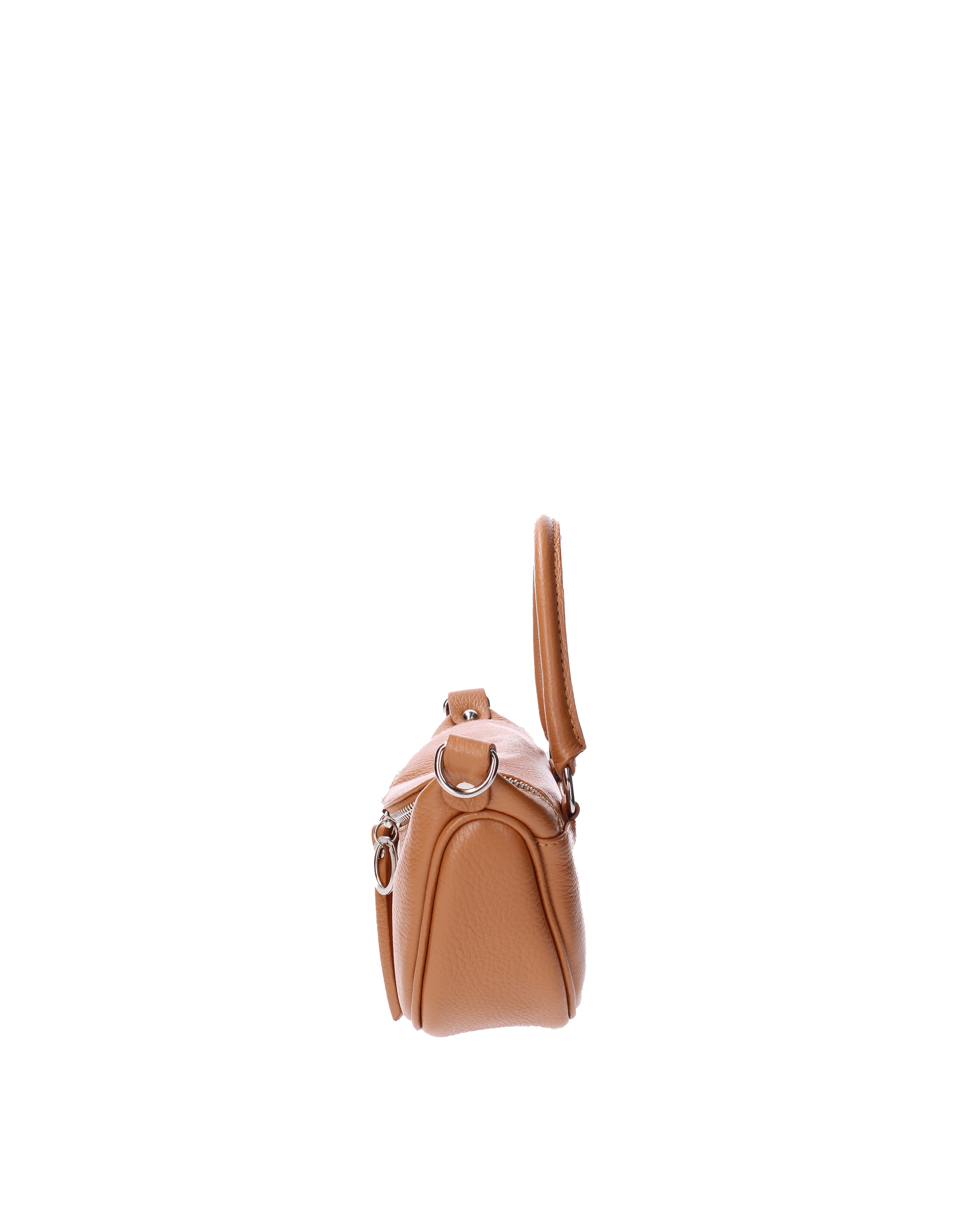 Mae Borsa a mano da donna Vera pelle 07142-D44 CUOIO Viola Castellani